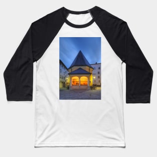 Ölbergkapelle at dusk, Rosenheim, Upper Bavaria, Bavaria, Germany, Europe Baseball T-Shirt